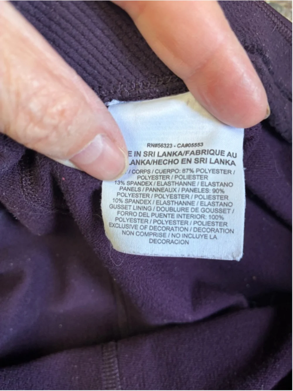 Nike Pro Hyperwarm Styrrup Leggings in Purplish Maroon Size 1X
